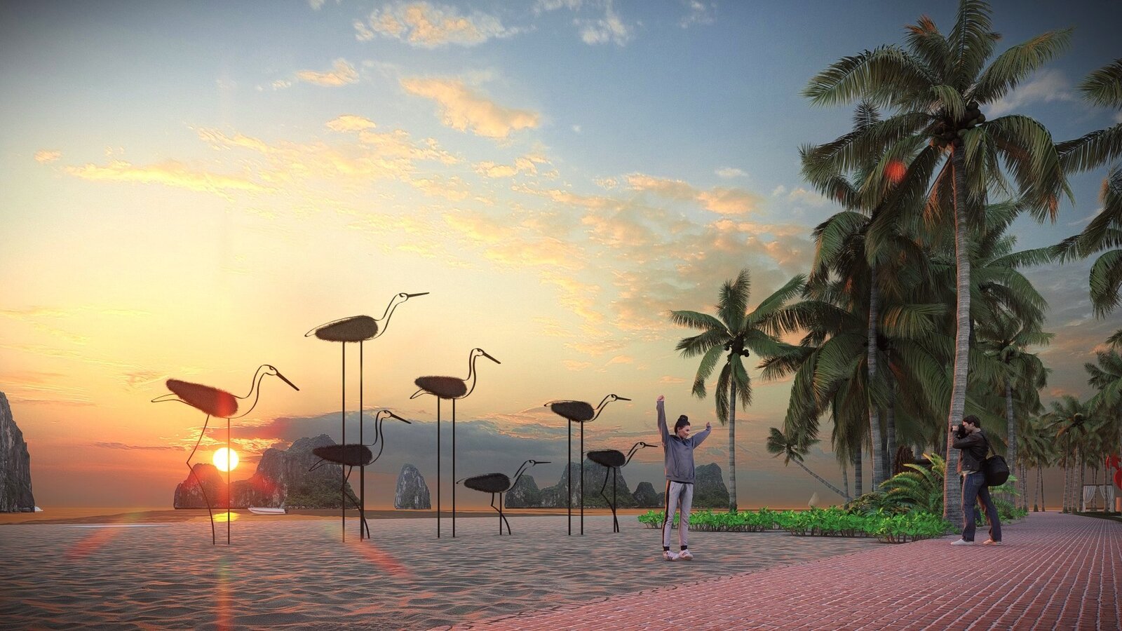 Sonasea Vân Đồn - Wyndham Garden - Thiết kế Cảnh quan